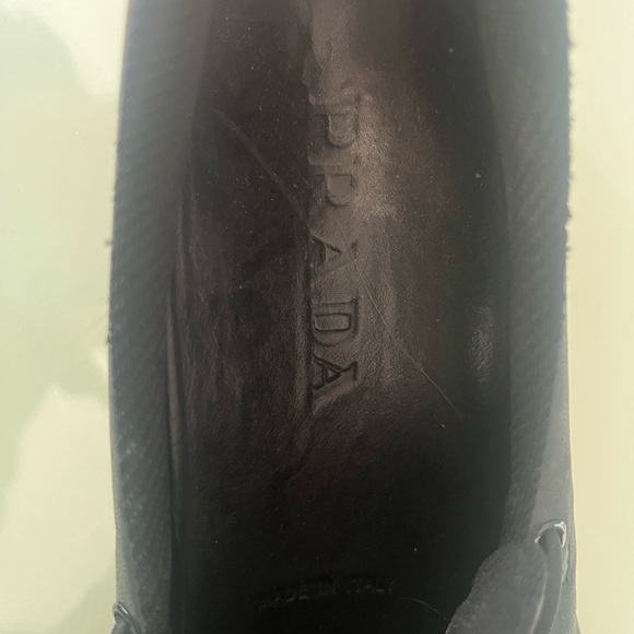 Prada Women's Black Leather Loafers - Picture 3 of 3